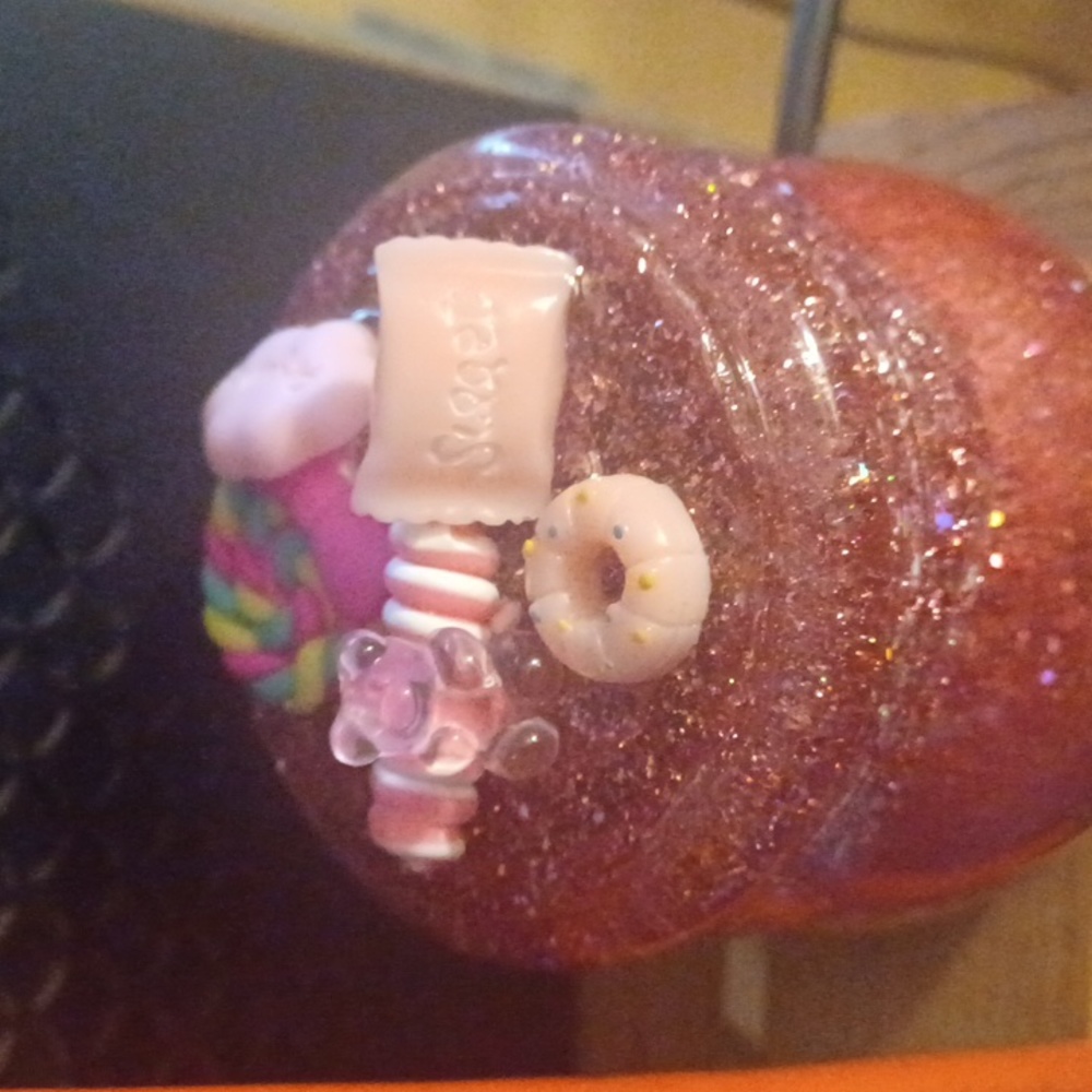 Pink Resin Candy Jar